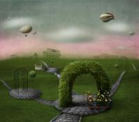 Арка под дережаблем