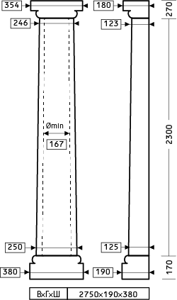 Напівколонна 1.10.106