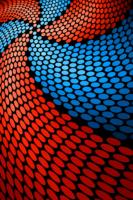 Красно-синий орнамент