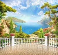 Сад на побережье моря