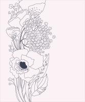 Цветочный эскиз