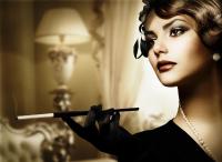 Девушка с сигаретой