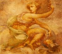 Девушка на античной картине