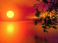 Оранжевый закат