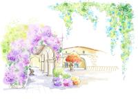 Аллея с цветами