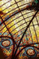 Роспись на стеклянной крыше