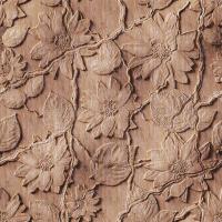 Коричневый цветочный фон