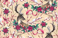 Олени в цветах