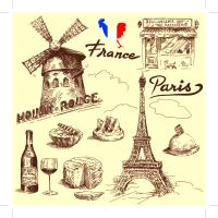 Иллюстрация Париж