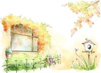 Скворечник в саду