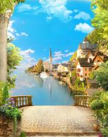 Город возле реки