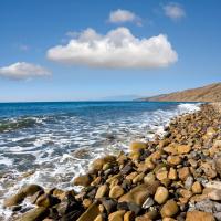 Каменистый берег моря