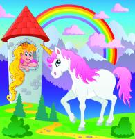 Единорог и Рапунцель