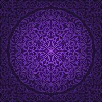 Фиолетовый узор с кругами