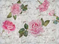 Розы на сером фоне