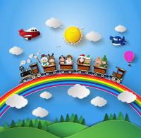 Сказочный паровозик