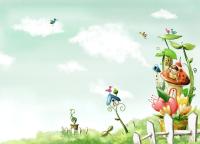 Домик в цветах