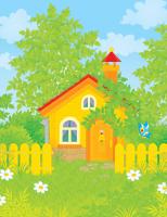 Оранжевый забор