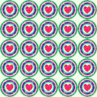 Розовые сердечки