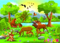 Звери на поляне
