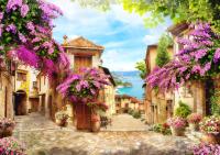 Цветочная улица у моря