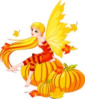 Фея на тыкве
