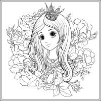 Девочка в цветах