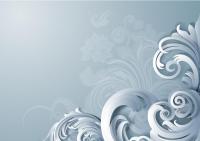 Голубой орнамент