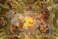 Античная картина на потолке