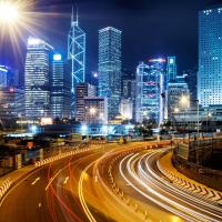 Неоновые небоскрёбы