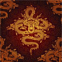 Узор Китайский дракон