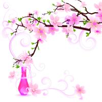 Розовая ваза