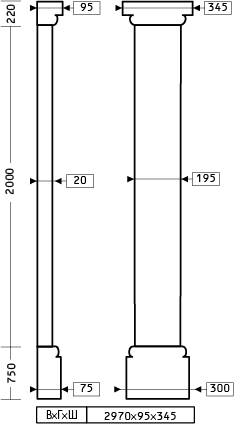 Пілястра 1.20.001