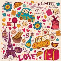 Иллюстрация Париж