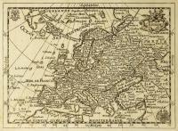 Старинная карта в винтажном стиле