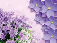 Букет сиреневых цветов