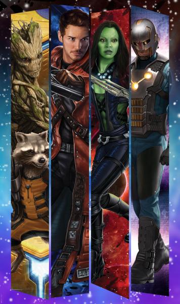 Komar VD-014 (Marvel Guardians Of The Galaxy Tiles)