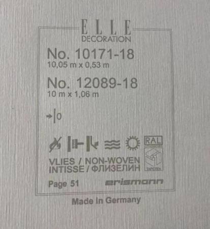 Фото – обои Erismann Elle Decoration 2 12089-18 (10171-18) || Erismann Elle Decoration 2 12089-18 (10171-18)
