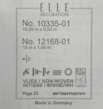 Erismann Elle Decoration 3 12168-01 (10335-01)