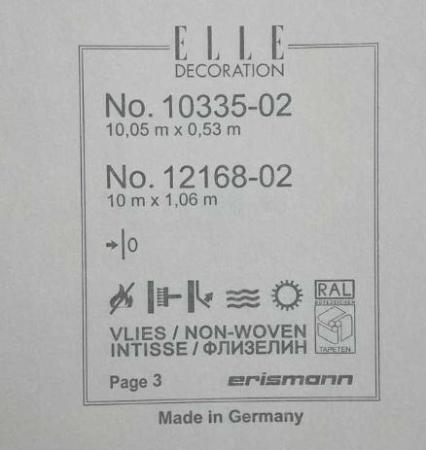 Фото – обои Erismann Elle Decoration 3 12168-02 (10335-02) || Erismann Elle Decoration 3 12168-02 (10335-02)