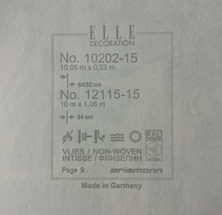 Фото – обои Erismann Elle Decoration 2 12115-15 (10202-15) || Erismann Elle Decoration 2 12115-15 (10202-15)