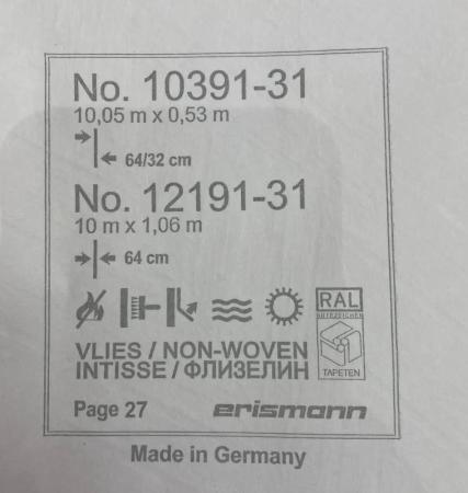 Фото – обои Erismann Martinique 12191-31 (10391-31) || Erismann Martinique 12191-31 (10391-31)