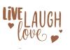 Komar 17055h (Live Laugh Love)