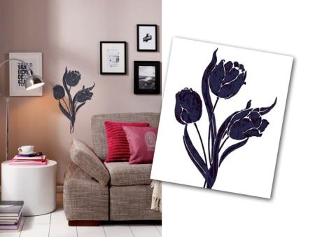 Komar 19007 (Черные тюльпаны)