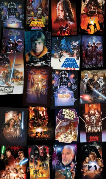 Komar VD-048 (Star Wars Posters Collage)