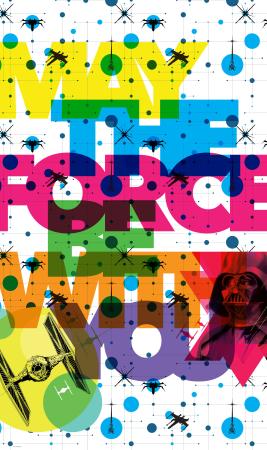 Komar VD-030 (Star Wars Pop Neon Geometrics Vader)