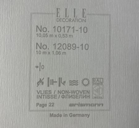 Фото – обои Erismann Elle Decoration 2 12089-10 (10171-10) || Erismann Elle Decoration 2 12089-10 (10171-10)