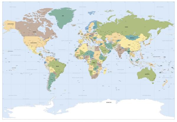 Komar 1-617 (World Map)
