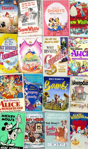 Komar VD-040 (Disney Movie Posters Retro Girls)